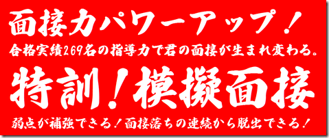 公務員試験　模擬面接　志望動機　東京　大阪