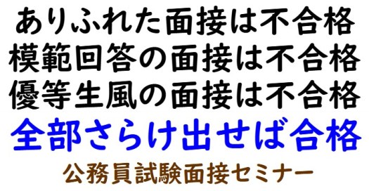 公務員試験面接セミナー 最強面接指導力 面接職人松田佳久